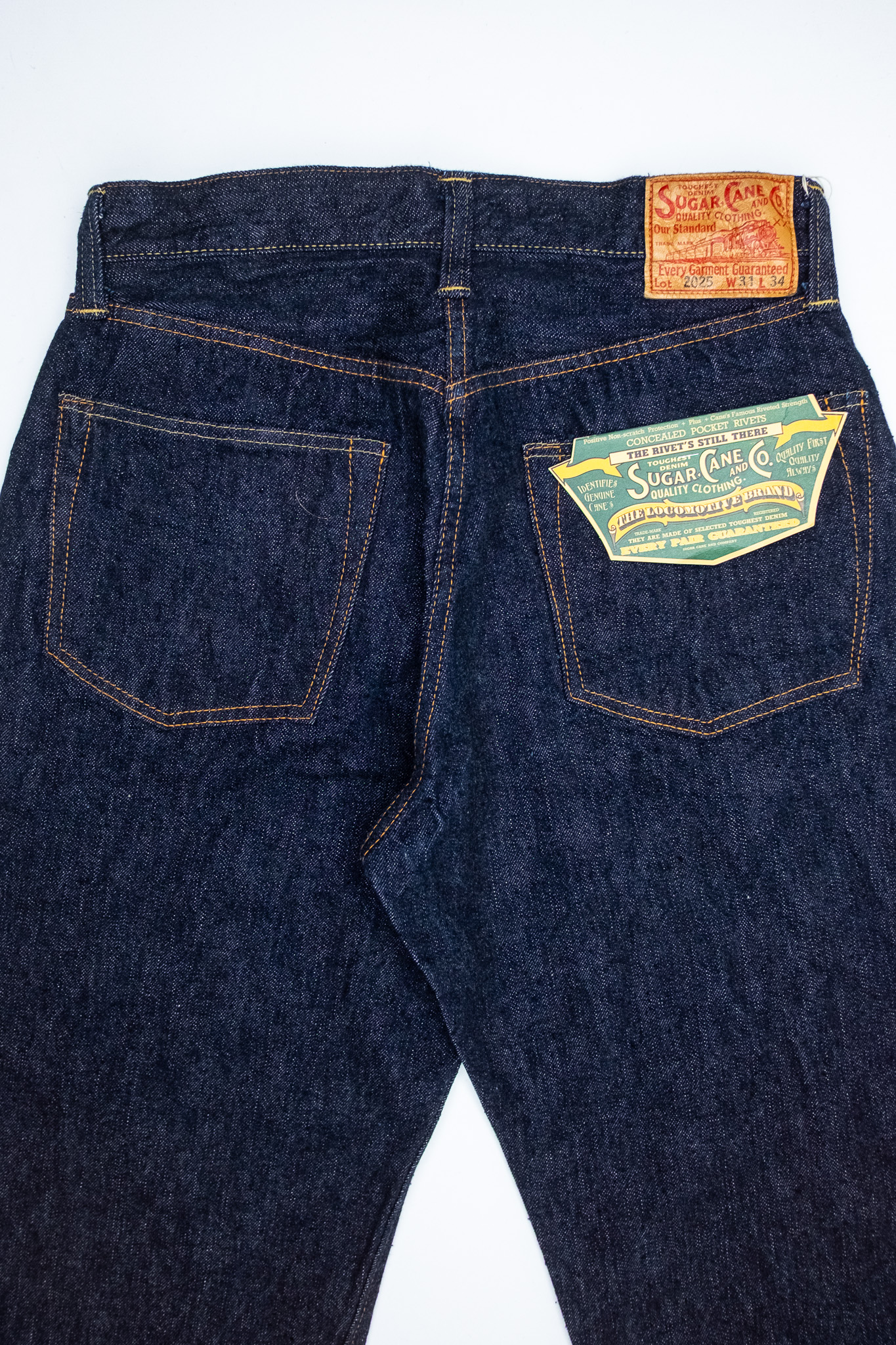 Sugar Cane - SC42025 13oz Denim Waist Overalls Wide Leg 2025 Model - 10