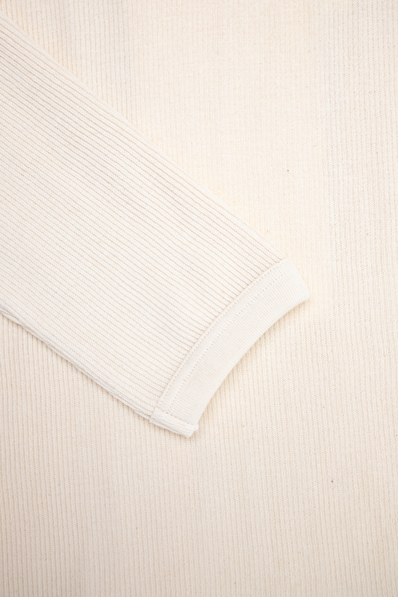 Hermansson Folktrikå - Lahmann Henley Shirt Off-White - 8
