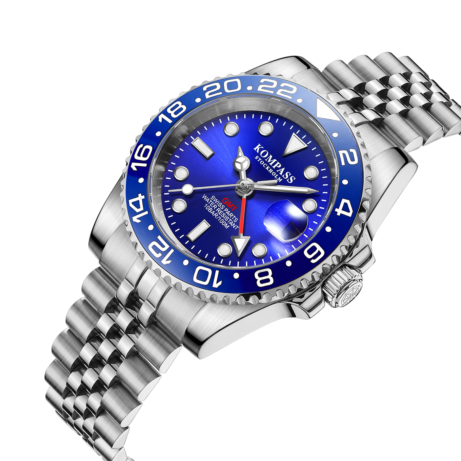Kompass GMT-Professional Jubilee Sapphire Steel Blue - 2