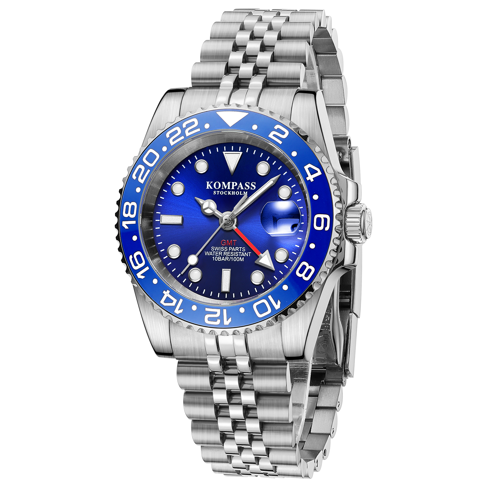 Kompass GMT-Professional Jubilee Sapphire Steel Blue - 3