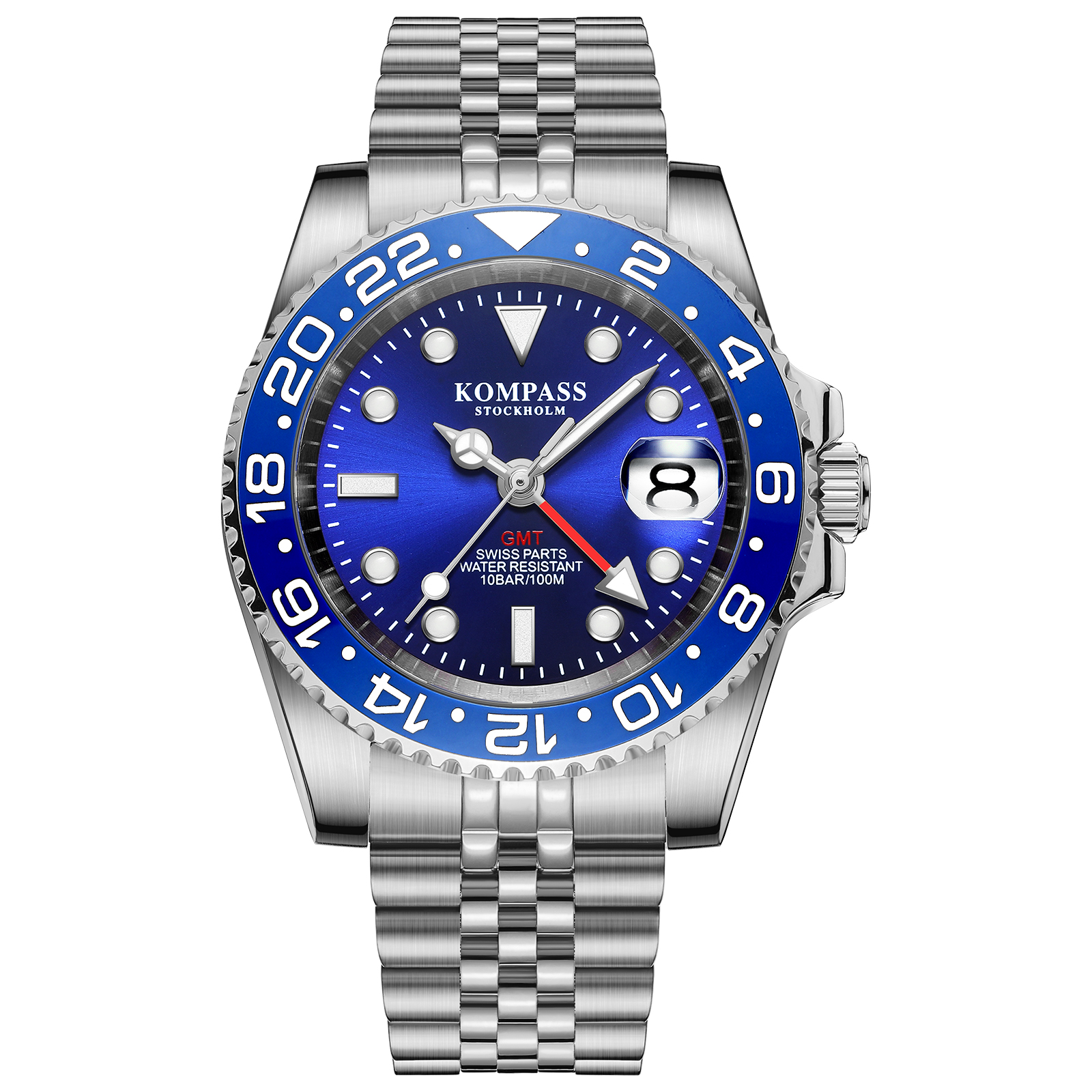 Kompass GMT-Professional Jubilee Sapphire Steel Blue