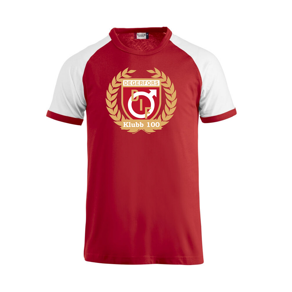 Tvåfärgad T-shirt med tryck