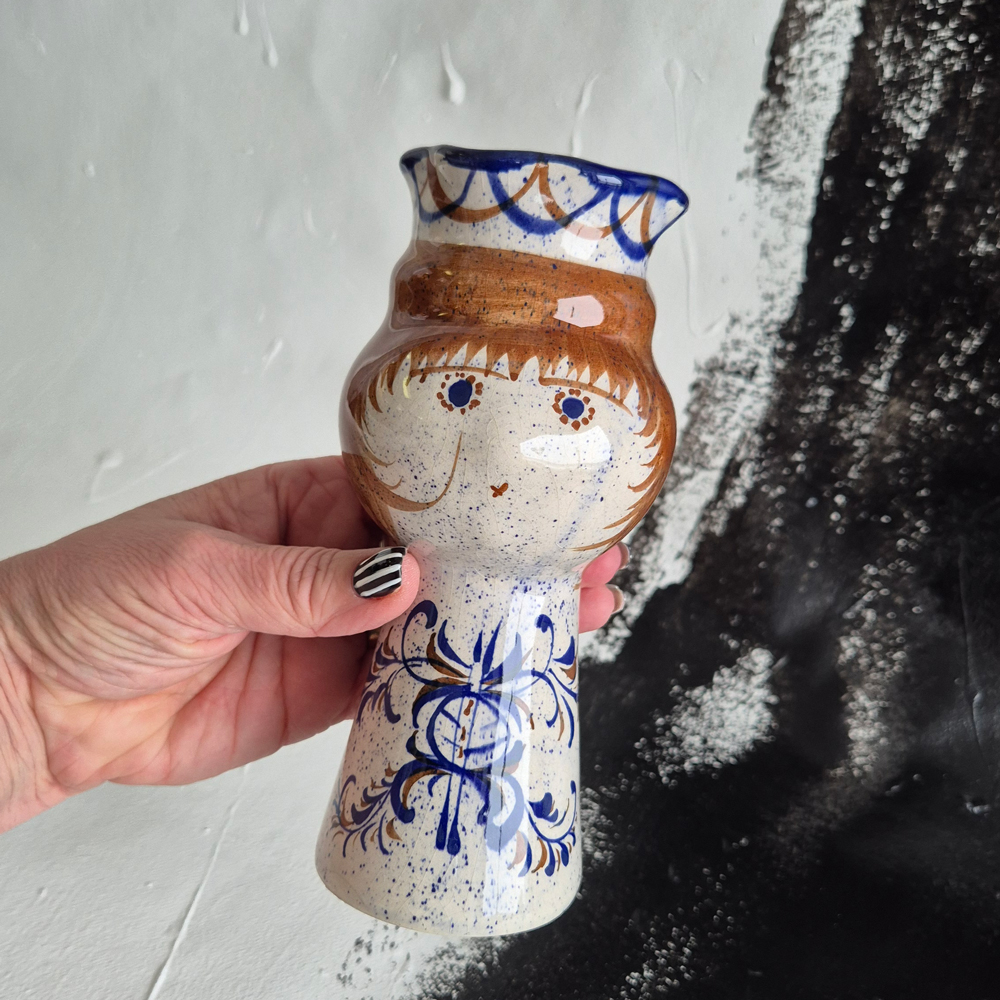 vintage VAS ansikte, h 17,2 cm - 5