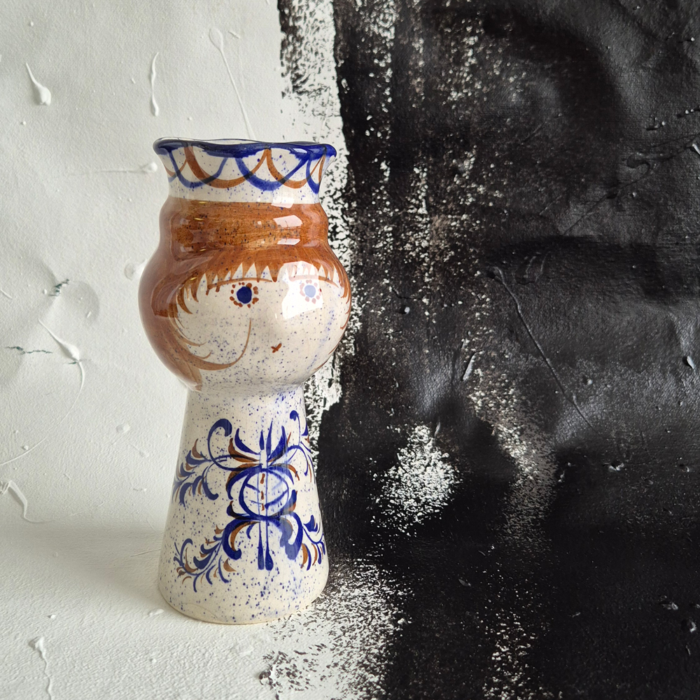 vintage VAS ansikte, h 17,2 cm - 2