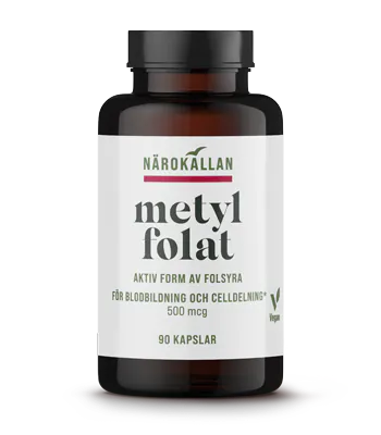 Metylfolat 90 kapslar