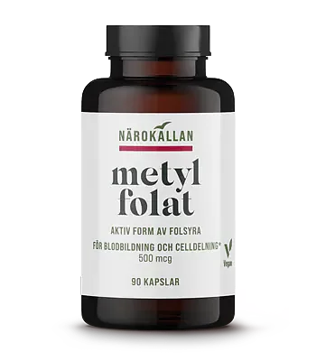 Metylfolat 90 kapslar