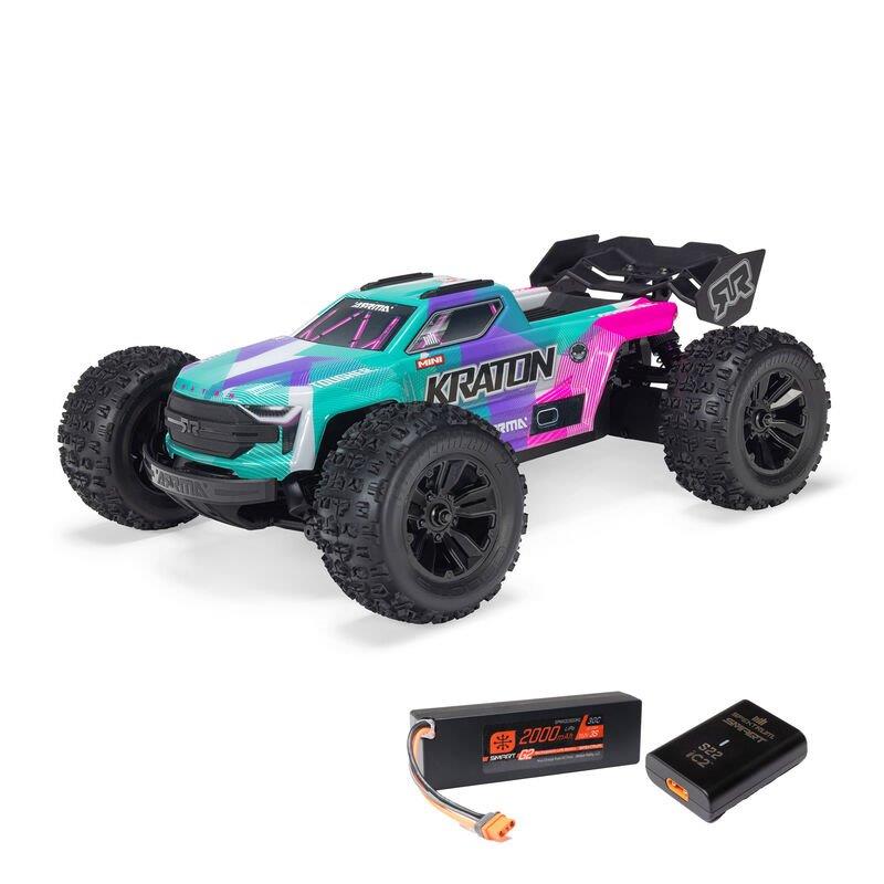 ARRMA 1/16 MINI KRATON 3S (Battery & Charger Included) Teal - 2