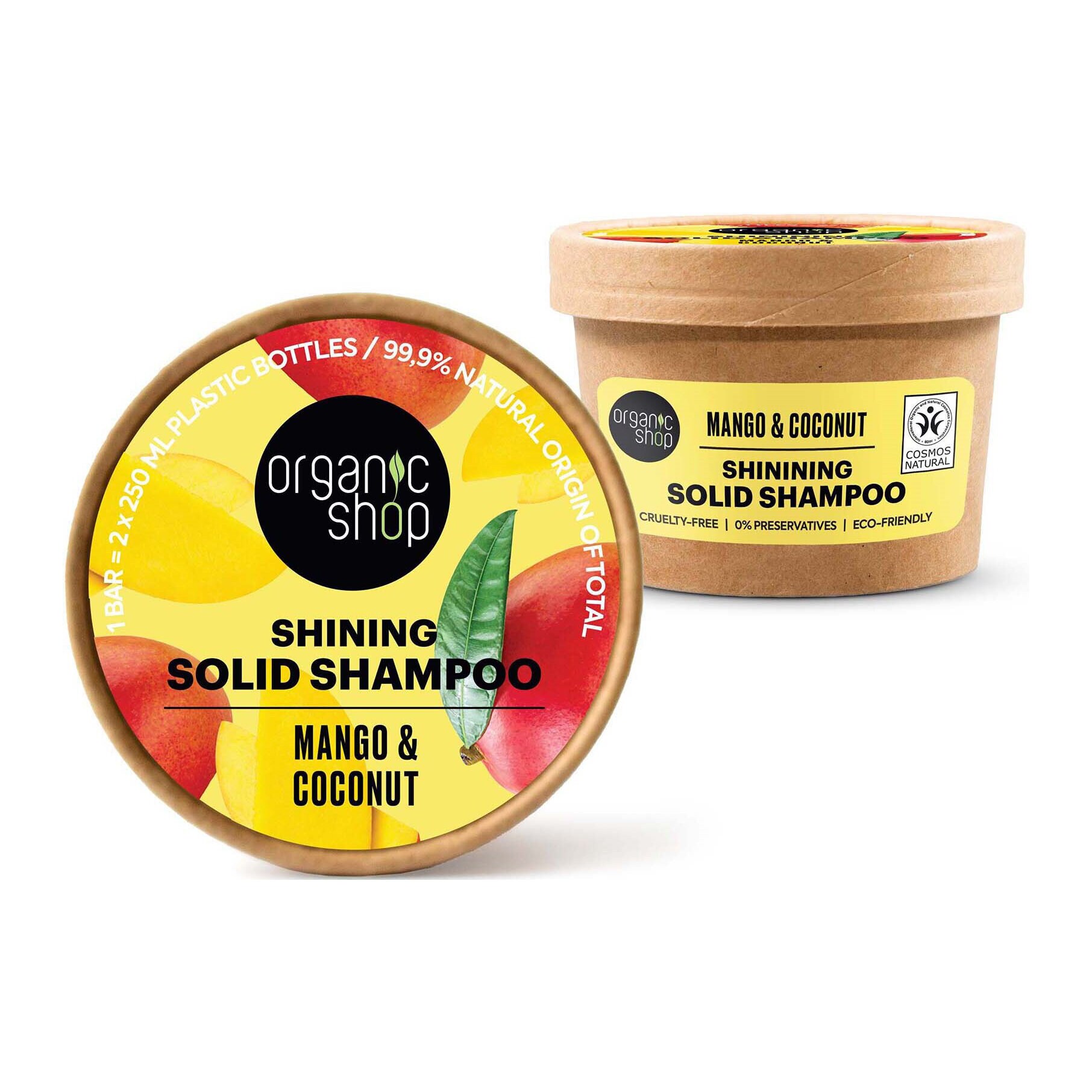 Shining solid Shampoo Mango & Coconut 60g