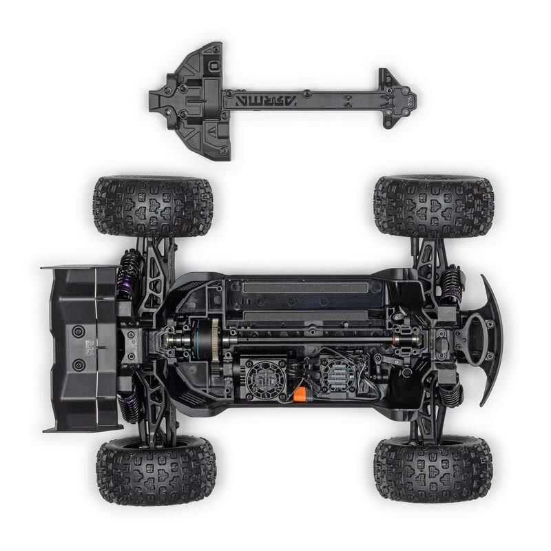 ARRMA 1/16 MINI KRATON 3S BLX 4X4 Speed Monster Truck RTR Black/Red - 24