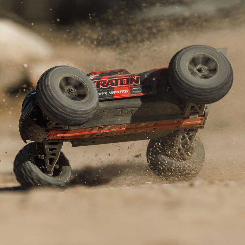 ARRMA 1/16 MINI KRATON 3S BLX 4X4 Speed Monster Truck RTR Black/Red - 8