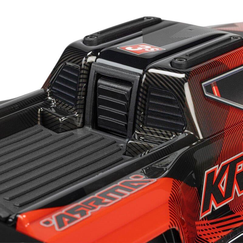 ARRMA 1/16 MINI KRATON 3S BLX 4X4 Speed Monster Truck RTR Black/Red - 18