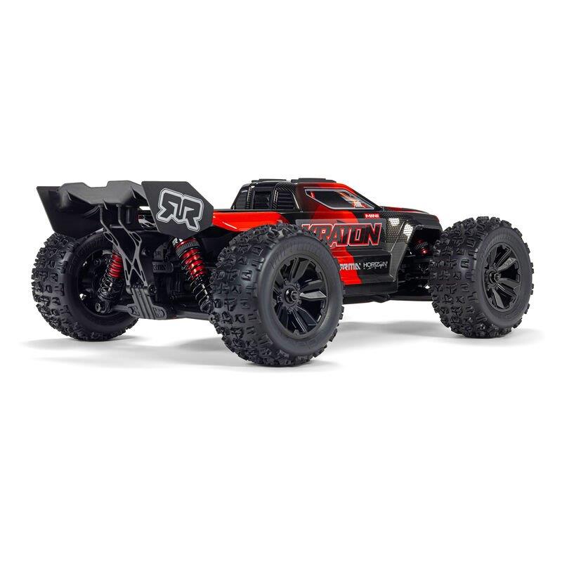 ARRMA 1/16 MINI KRATON 3S BLX 4X4 Speed Monster Truck RTR Black/Red - 12