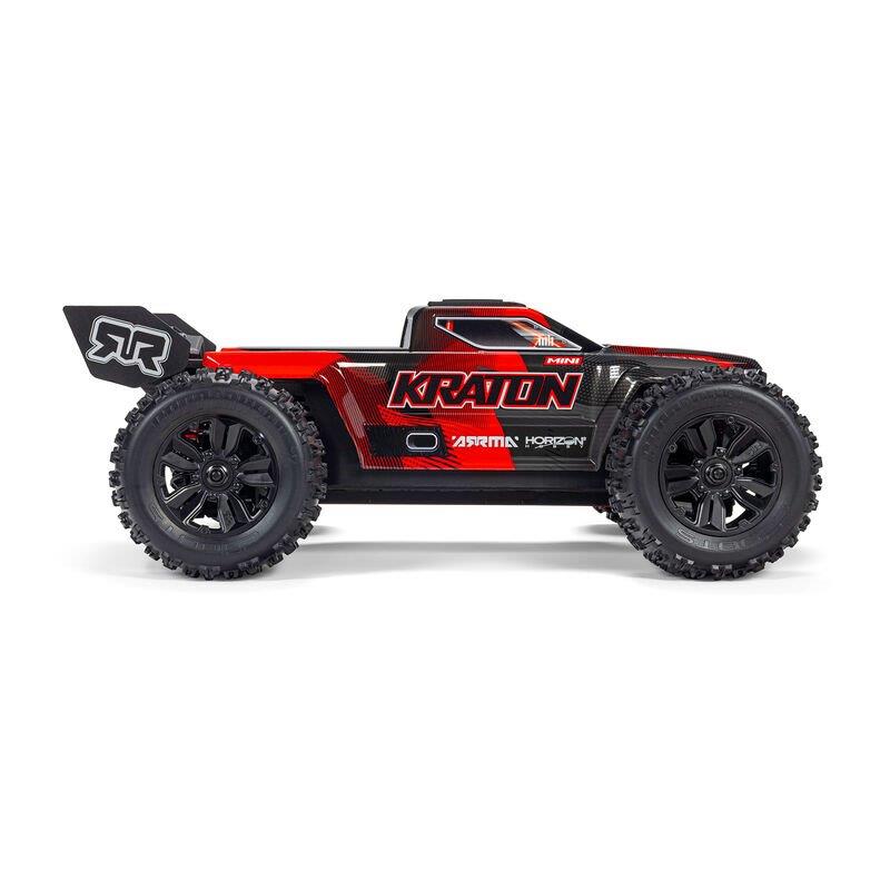 ARRMA 1/16 MINI KRATON 3S BLX 4X4 Speed Monster Truck RTR Black/Red - 11