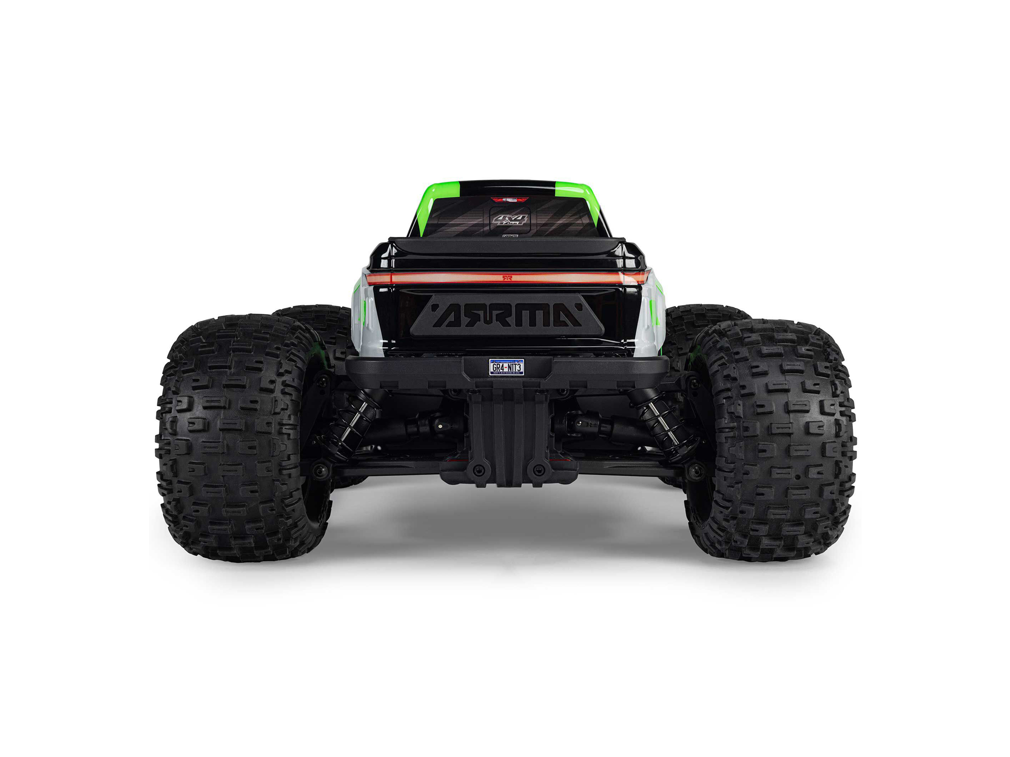 Arrma 1/10 GRANITE MEGA 665 4X4 RTR Brushed Monster Truck, Green - 6