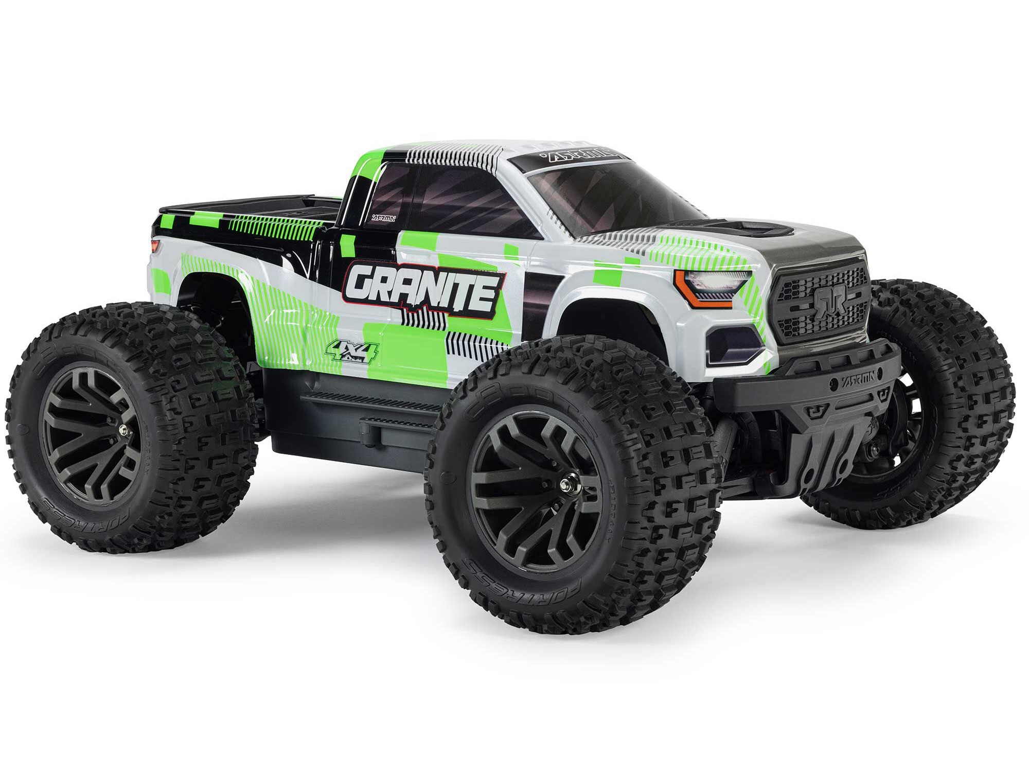 Arrma 1/10 GRANITE MEGA 665 4X4 RTR Brushed Monster Truck, Green - 2