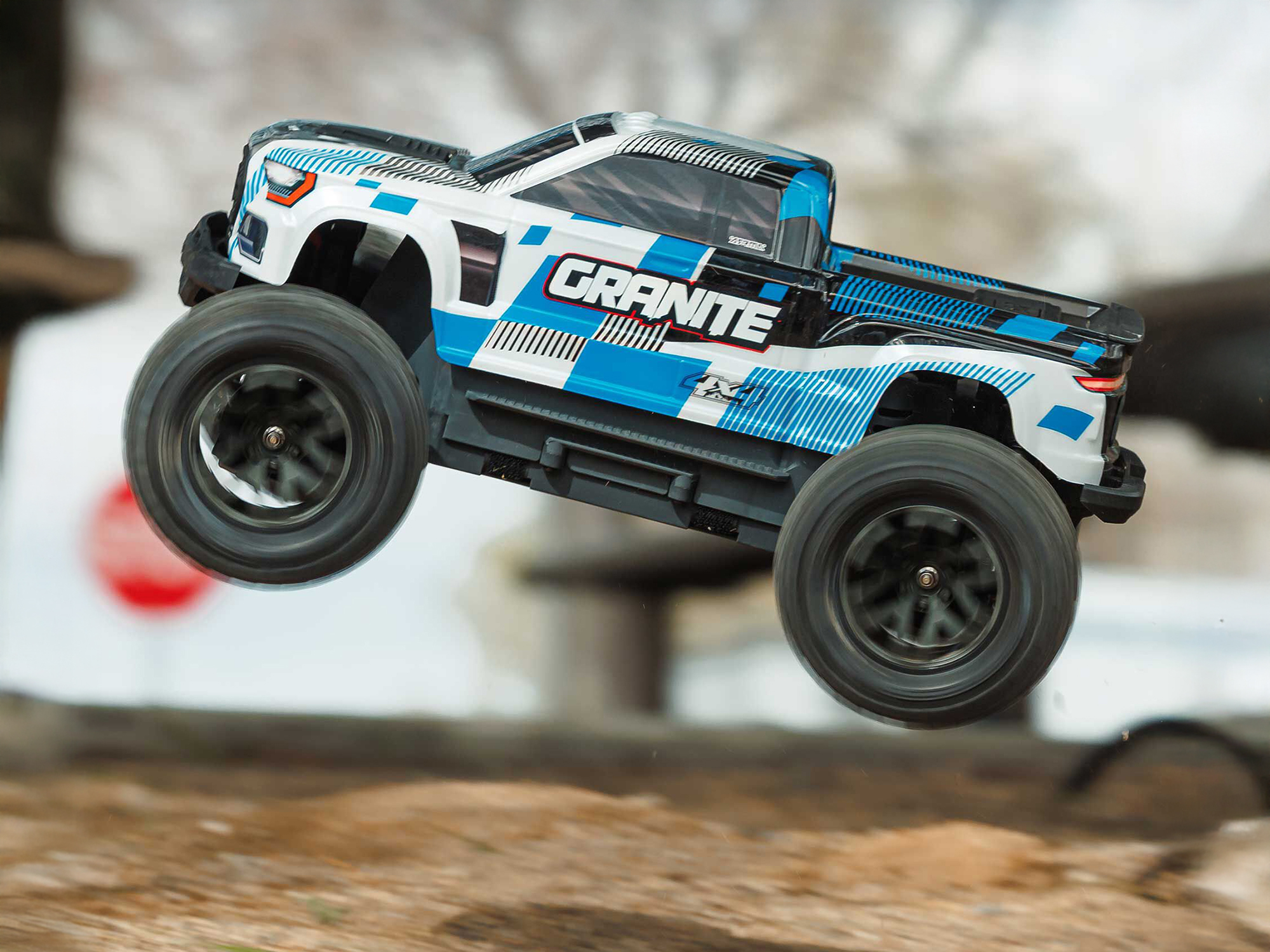 Arrma 1/10 GRANITE MEGA 665 4X4 RTR Brushed Monster Truck, Blue - 20