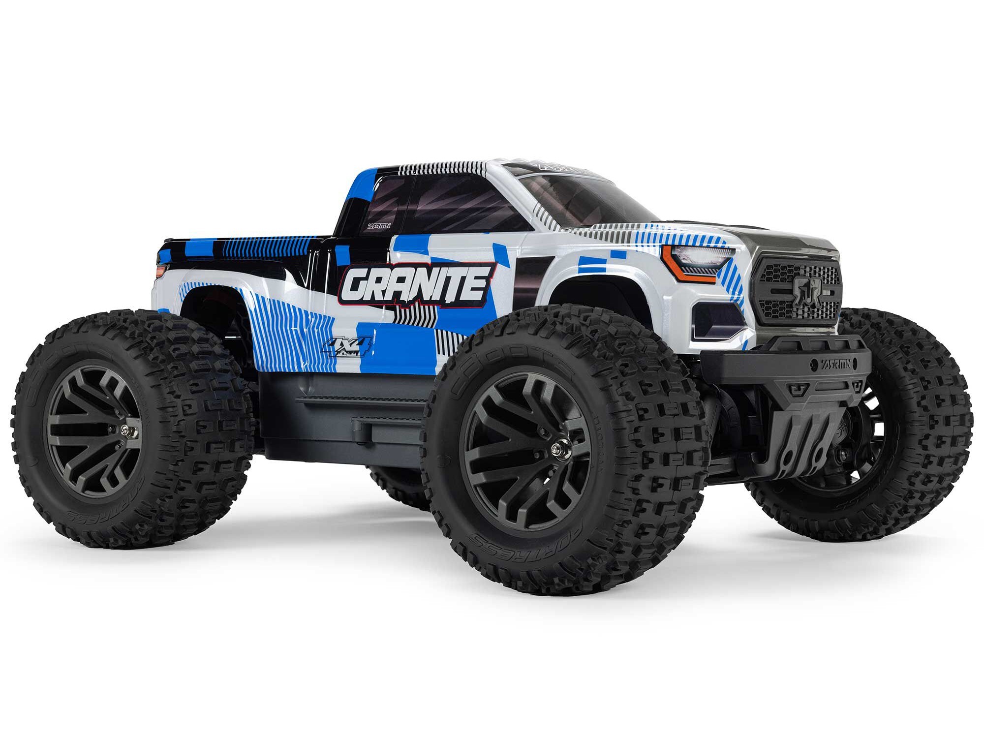 Arrma 1/10 GRANITE MEGA 665 4X4 RTR Brushed Monster Truck, Blue - 2