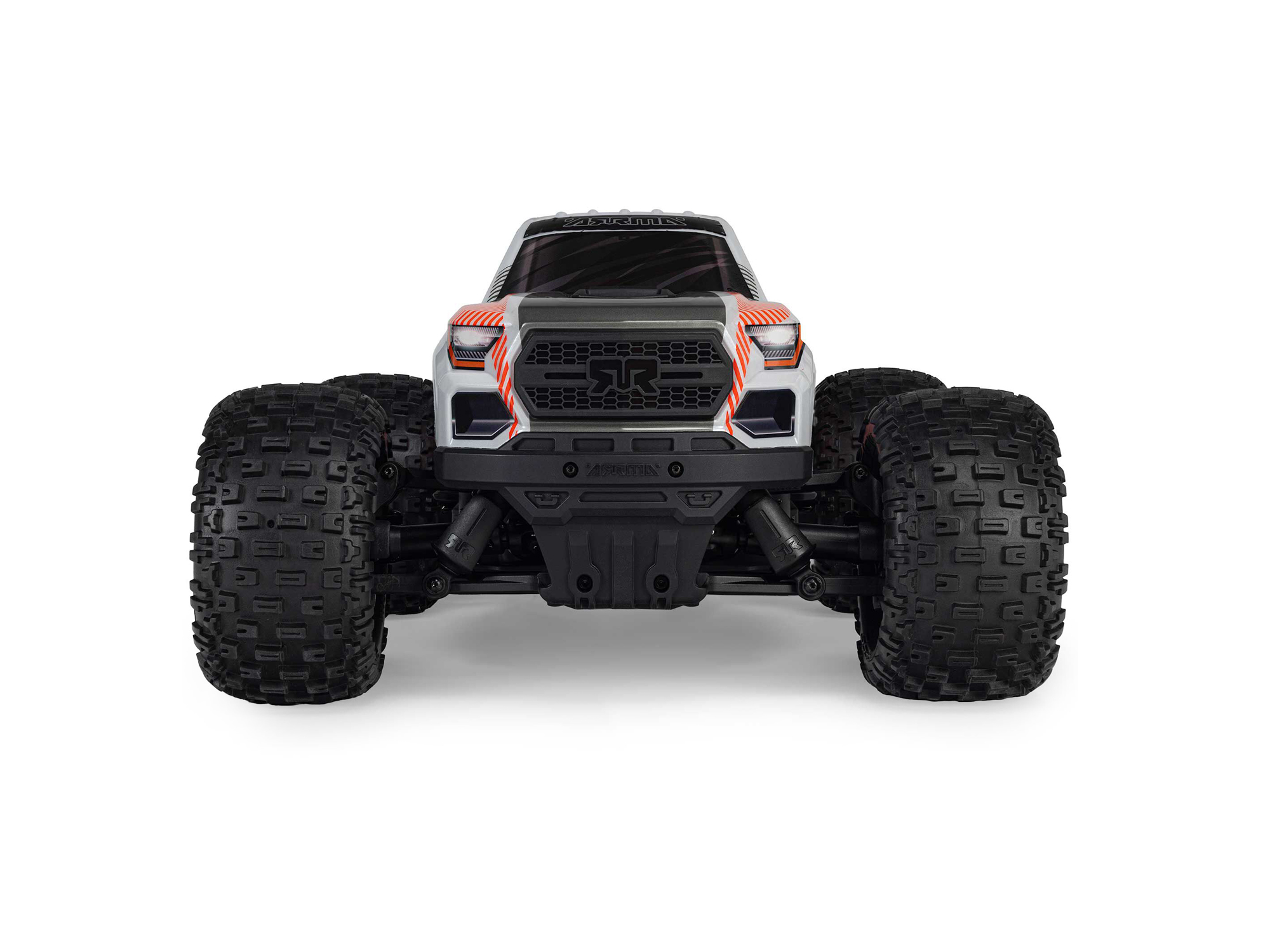 Arrma 1/10 GRANITE MEGA 665 4X4 RTR Brushed Monster Truck, Orange - 4