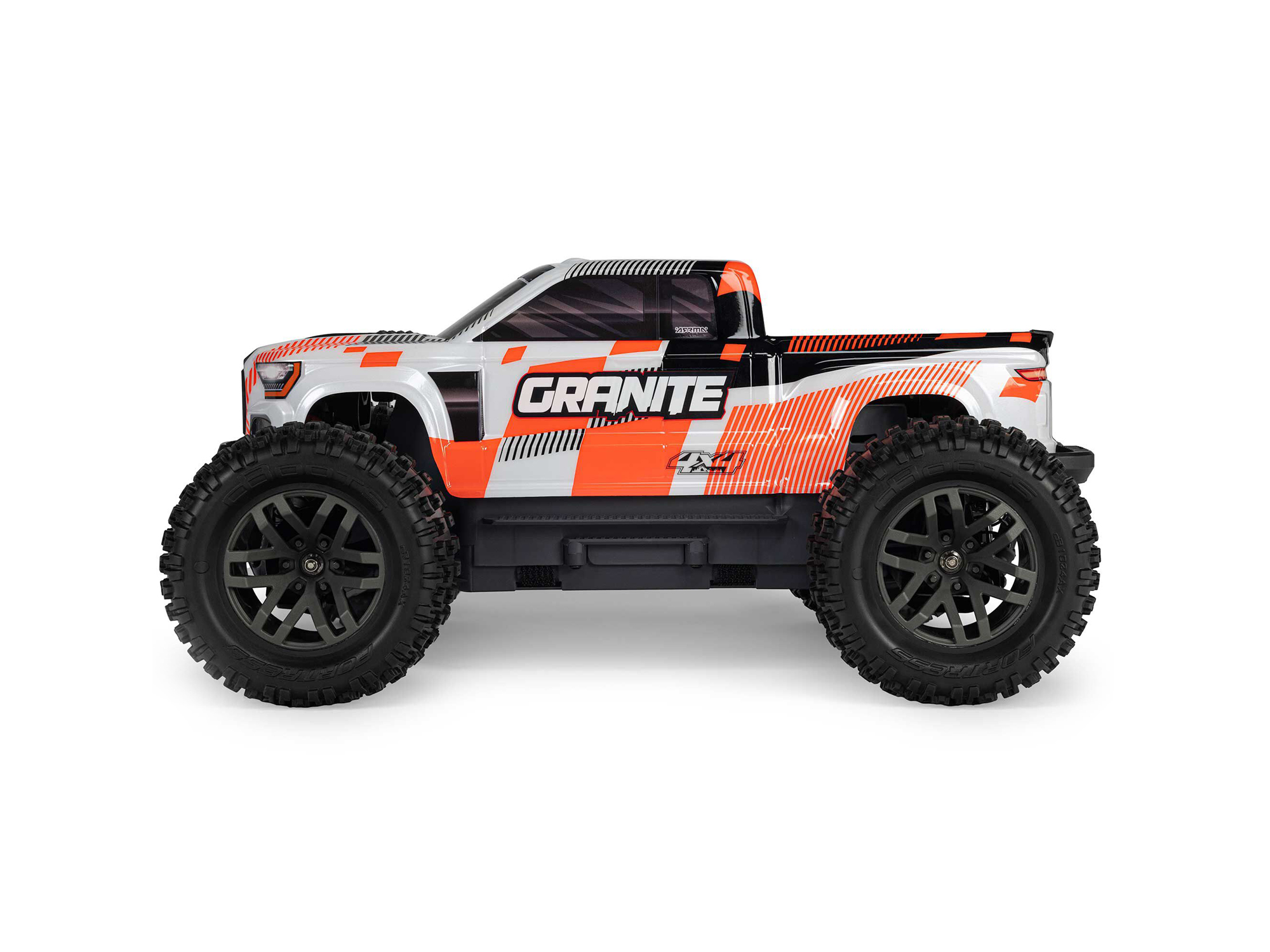 Arrma 1/10 GRANITE MEGA 665 4X4 RTR Brushed Monster Truck, Orange - 5