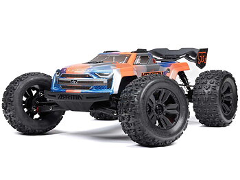 Arrma 1/8 KRATON 6S 4X4 RTR Brushless Speed Truck, Blue/Orange