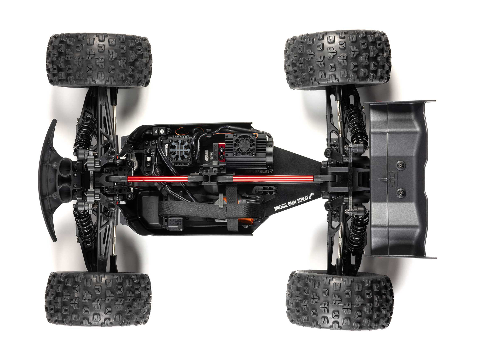 Arrma 1/8 KRATON 6S 4X4 RTR Brushless Speed Truck, Blue/Orange - 7