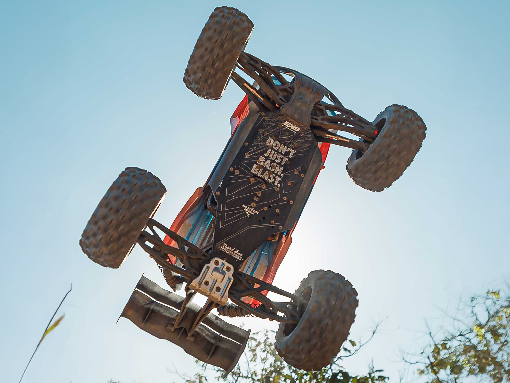 Arrma 1/8 KRATON 6S 4X4 RTR Brushless Speed Truck, Blue/Orange - 18