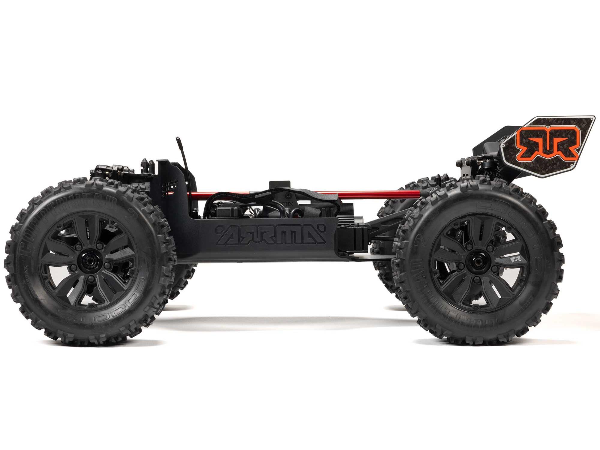 Arrma 1/8 KRATON 6S 4X4 RTR Brushless Speed Truck, Blue/Pink - 8