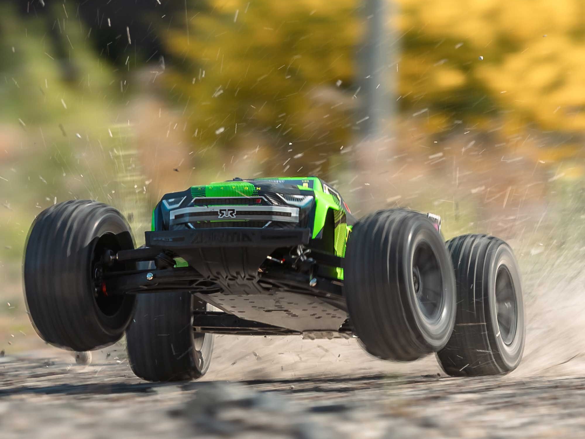 Arrma 1/8 KRATON 4X4 6S BLX BRUSHLESS V6 SPEED TRUCK RTR (Green/Black) - 25