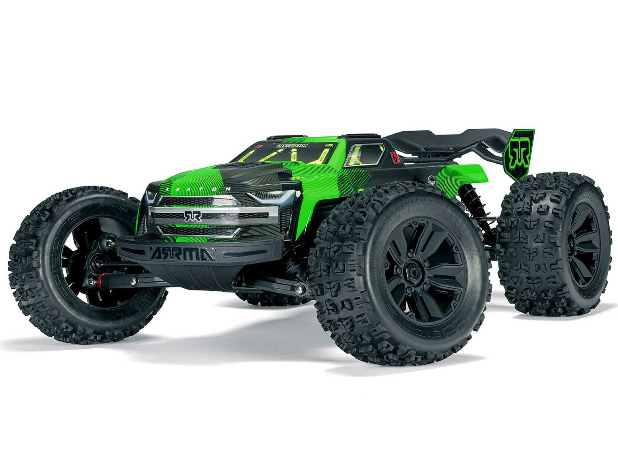 Arrma 1/8 KRATON 4X4 6S BLX BRUSHLESS V6 SPEED TRUCK RTR (Green/Black)