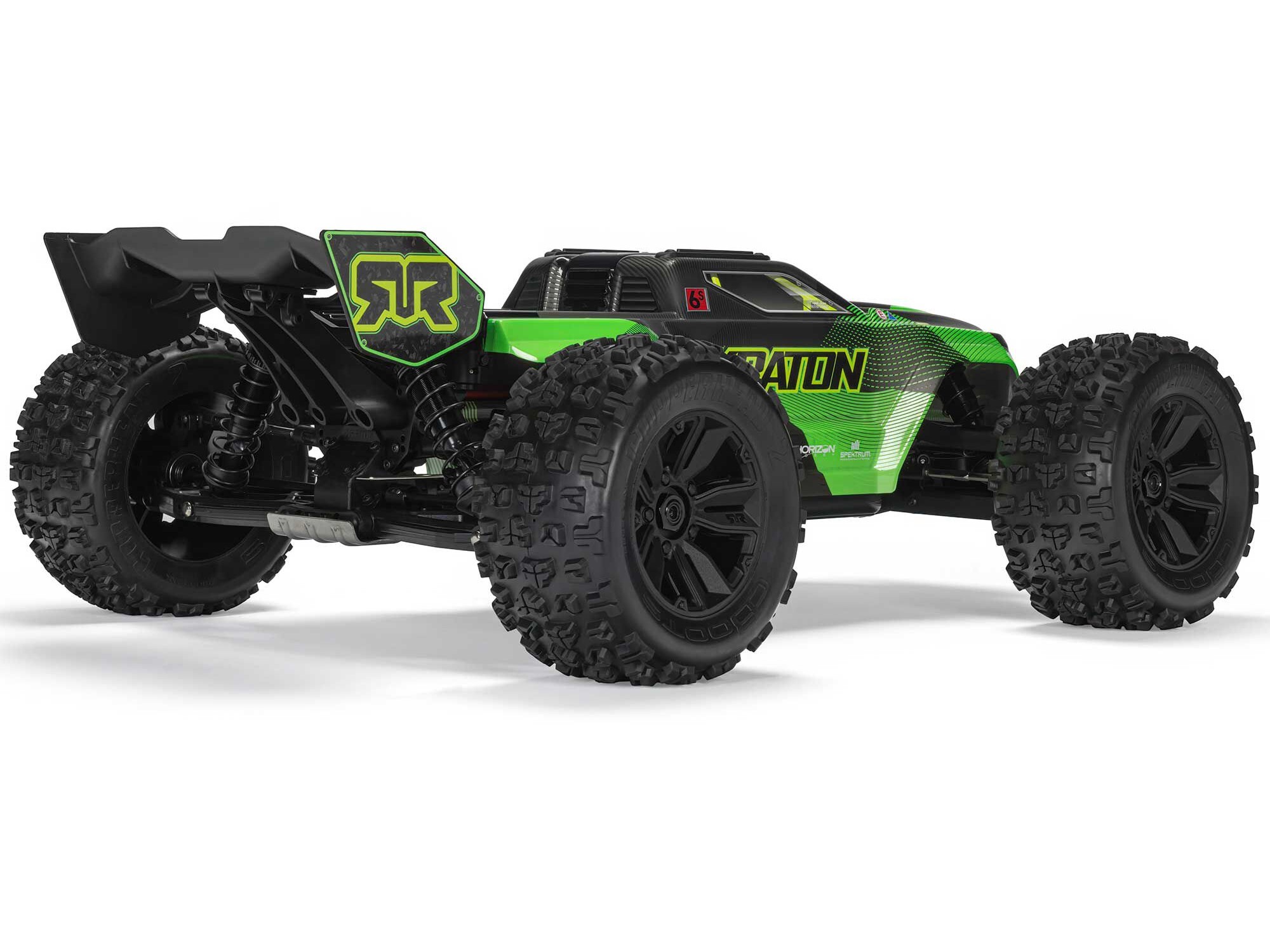 Arrma 1/8 KRATON 4X4 6S BLX BRUSHLESS V6 SPEED TRUCK RTR (Green/Black) - 2