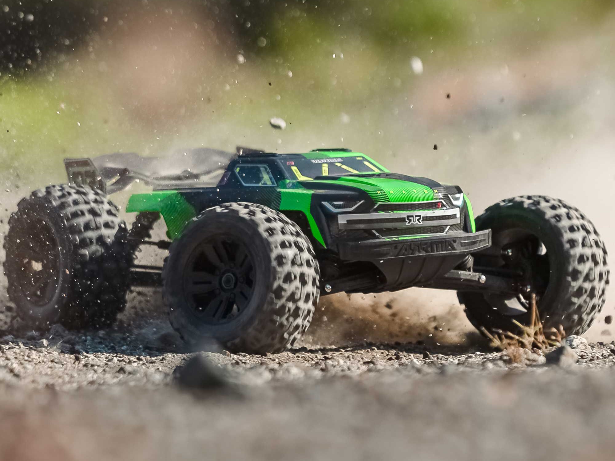 Arrma 1/8 KRATON 4X4 6S BLX BRUSHLESS V6 SPEED TRUCK RTR (Green/Black) - 23