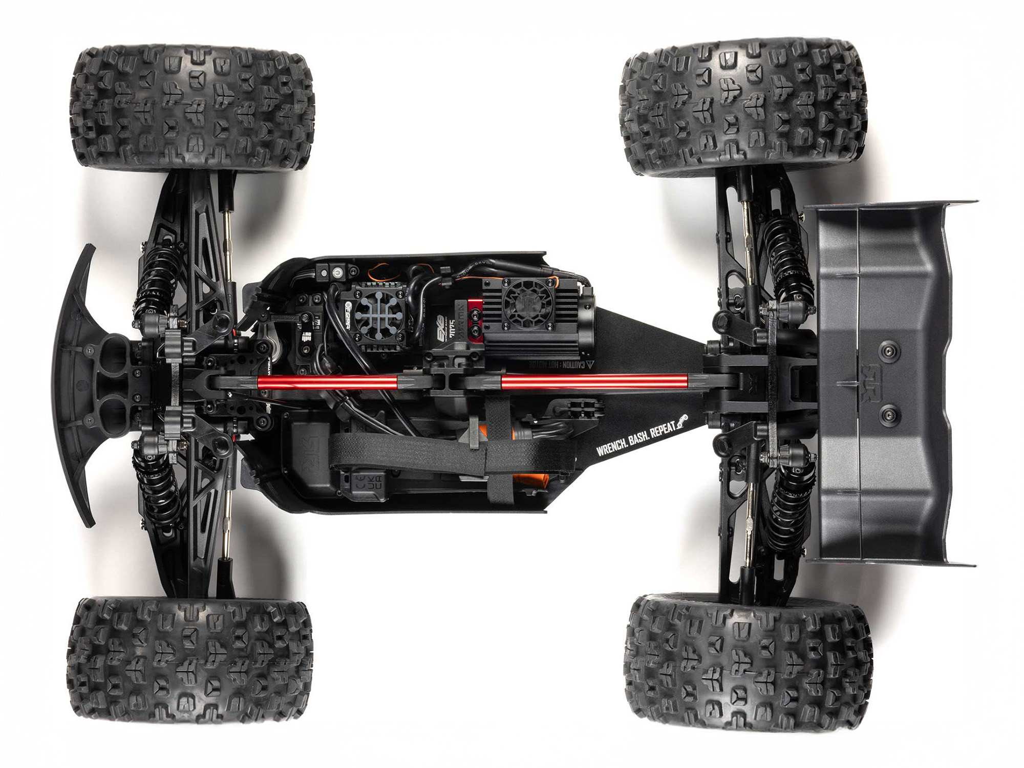 Arrma 1/8 KRATON 4X4 6S BLX BRUSHLESS V6 SPEED TRUCK RTR (Green/Black) - 9
