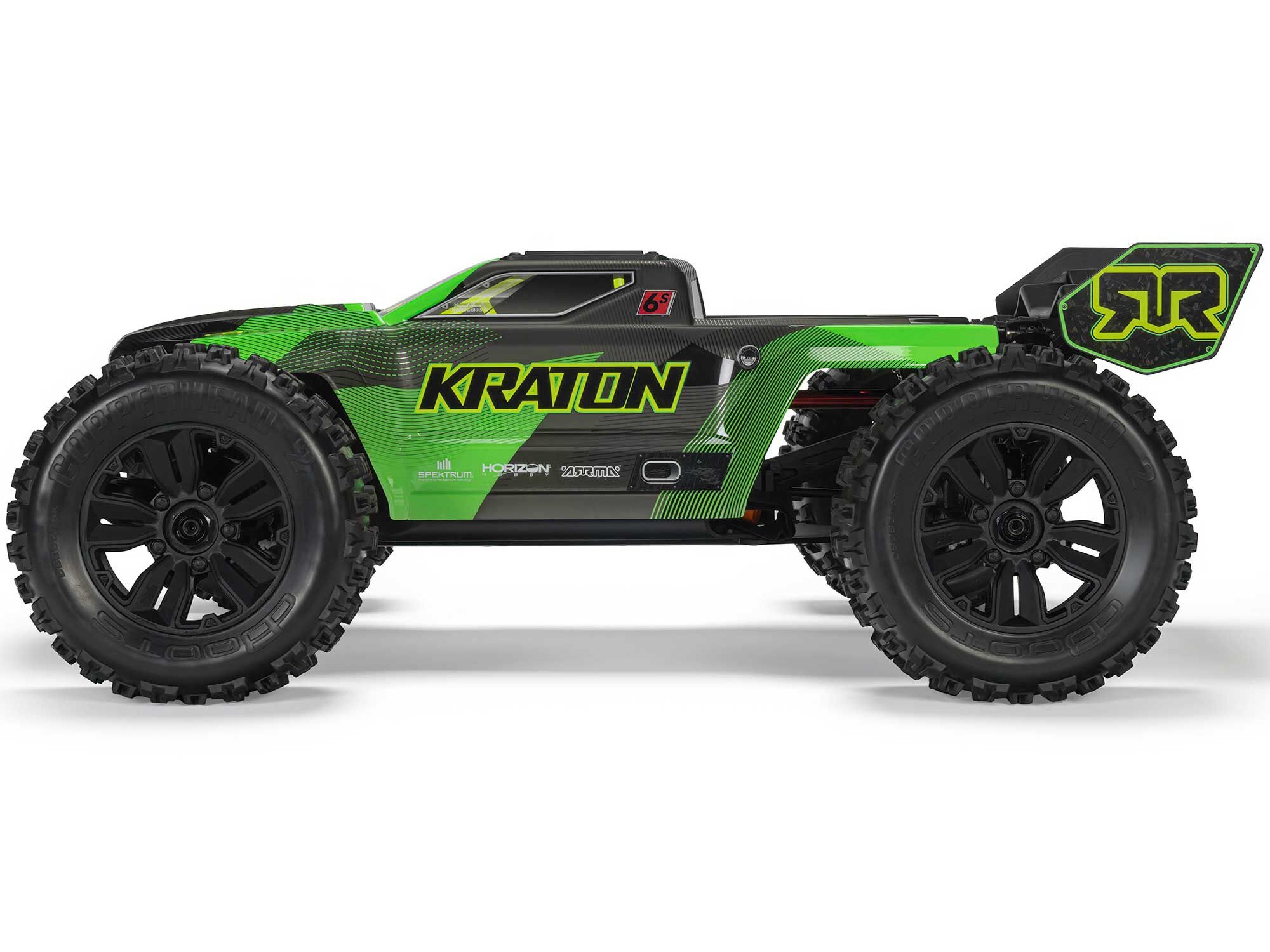 Arrma 1/8 KRATON 4X4 6S BLX BRUSHLESS V6 SPEED TRUCK RTR (Green/Black) - 7
