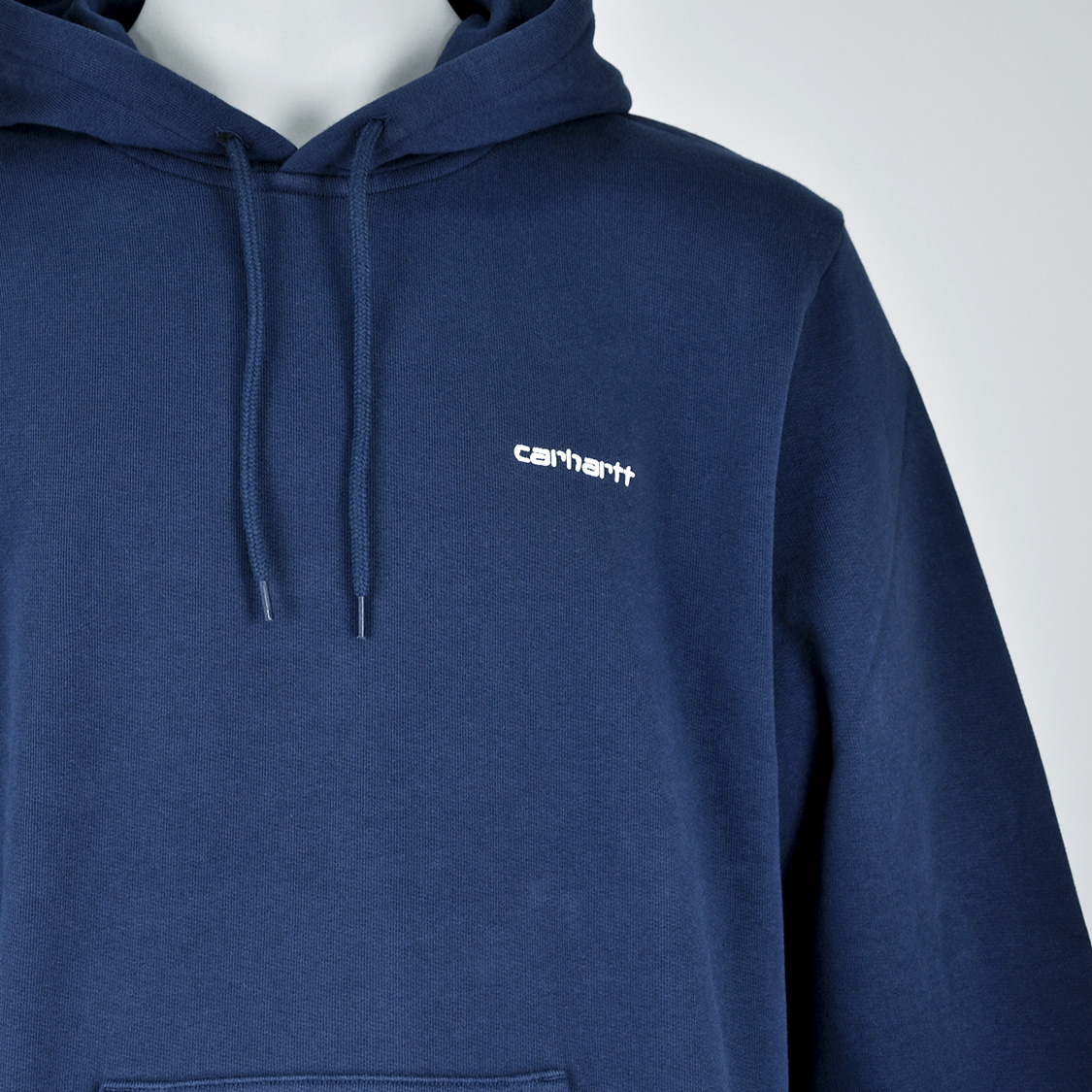 Carhartt WIP - Hooded Script Embroidery Sweat Jupiter/White - 2