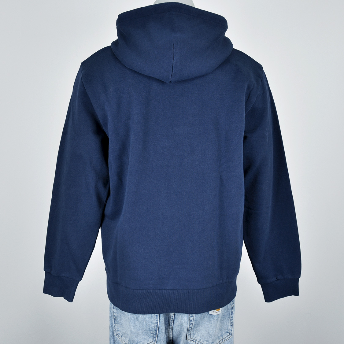 Carhartt WIP - Hooded Script Embroidery Sweat Jupiter/White - 3