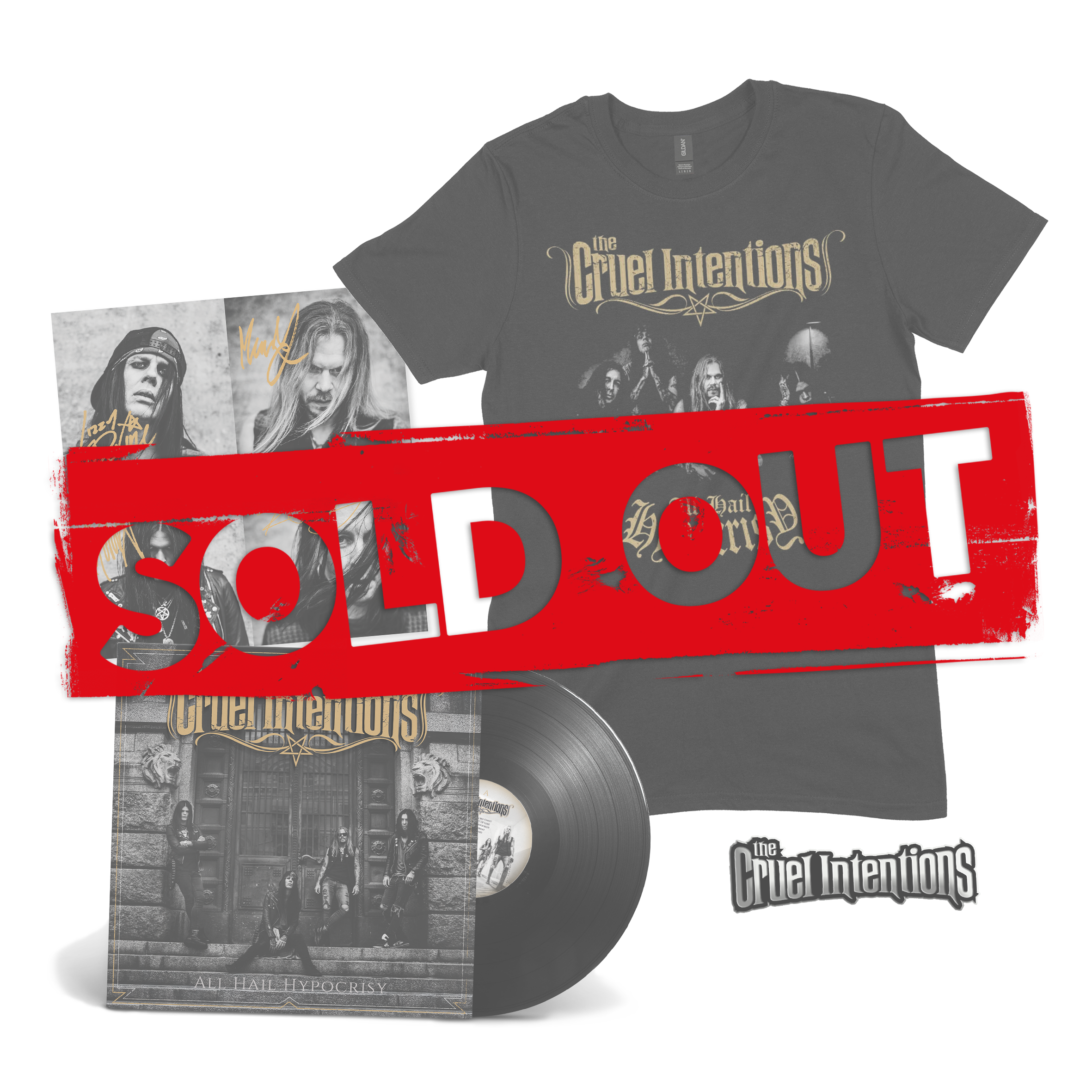 THE CRUEL INTENTIONS - ALL HAIL HYPOCRISY, VINYL BUNDLE