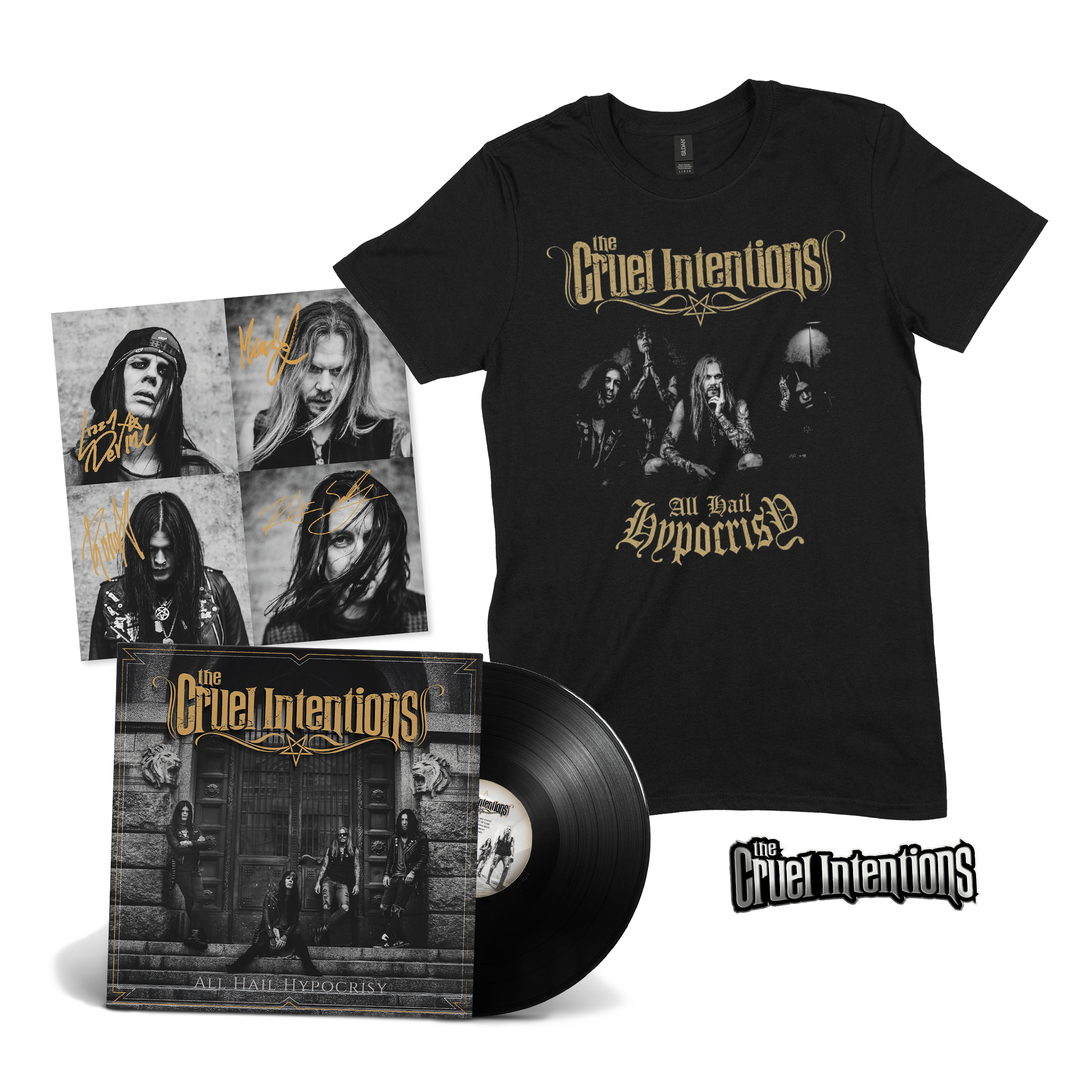 THE CRUEL INTENTIONS - ALL HAIL HYPOCRISY, VINYL BUNDLE - 2
