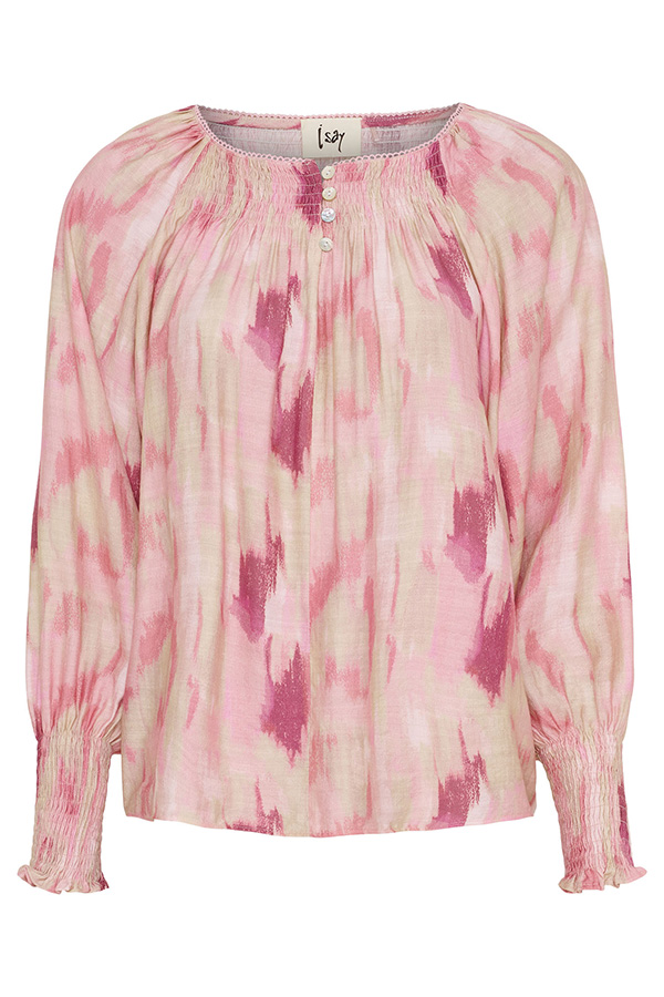 Isay - Ane Button Blouse Rose Dream
