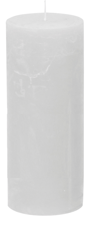 Gies Premium Rustikkerze Weiß | Ø 68 x H 190 mm