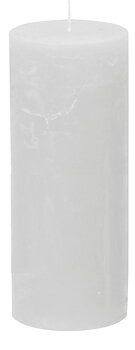 Gies Premium Rustikkerze Weiß | Ø 68 x H 190 mm