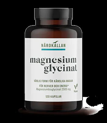 Närokällan Magnesiumglycinat 120 kapslar