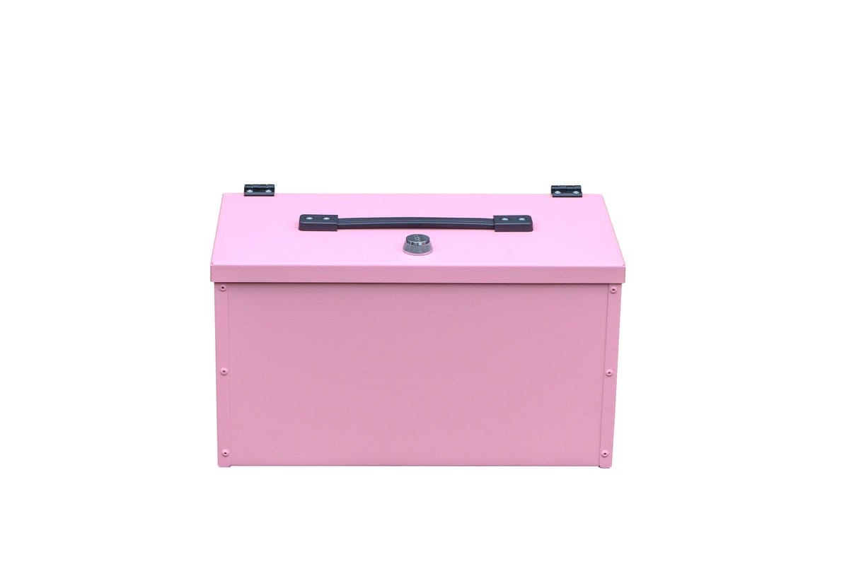 Låsbar sadelbox ANGLE i aluminium