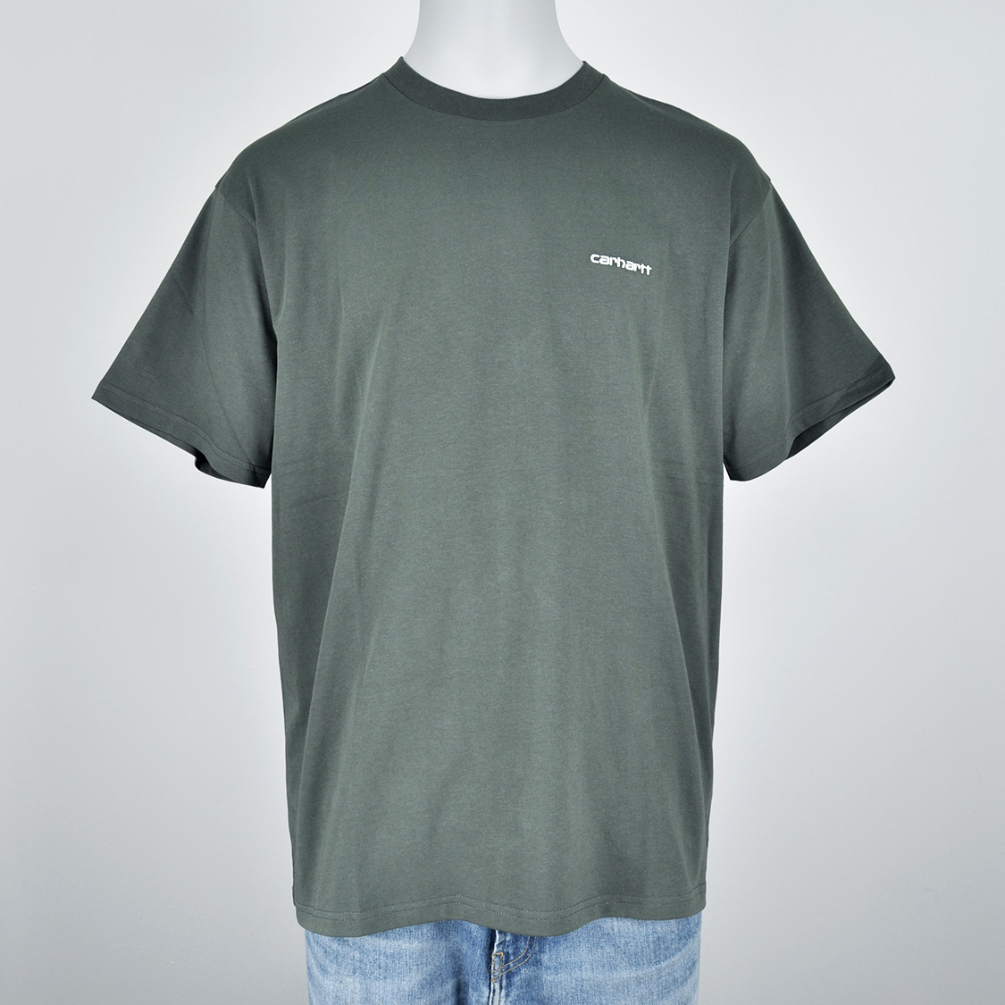 Carhartt WIP - Script Embroidery T-Shirt Opuntia/White