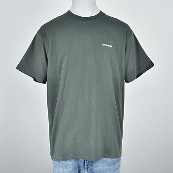 Carhartt WIP - Script Embroidery T-Shirt Opuntia/White