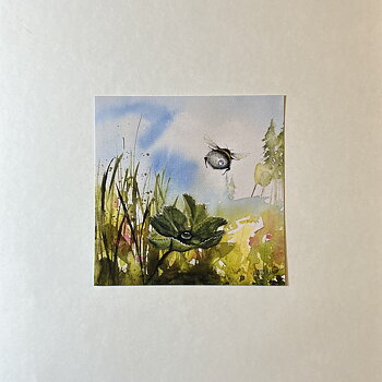 Konstkort - 15x15cm