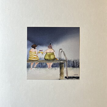Konstkort - 15x15cm