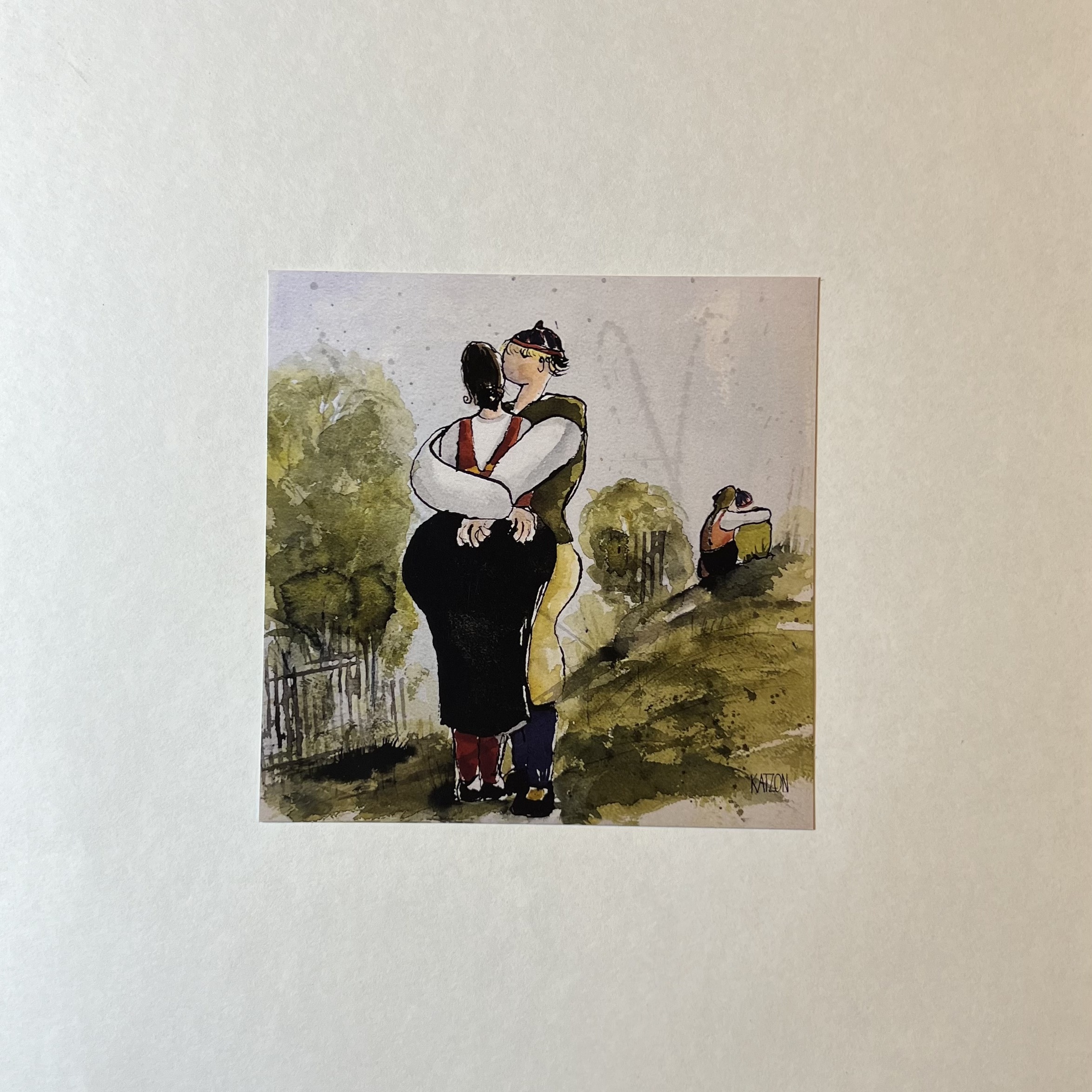 Konstkort - 15x15cm
