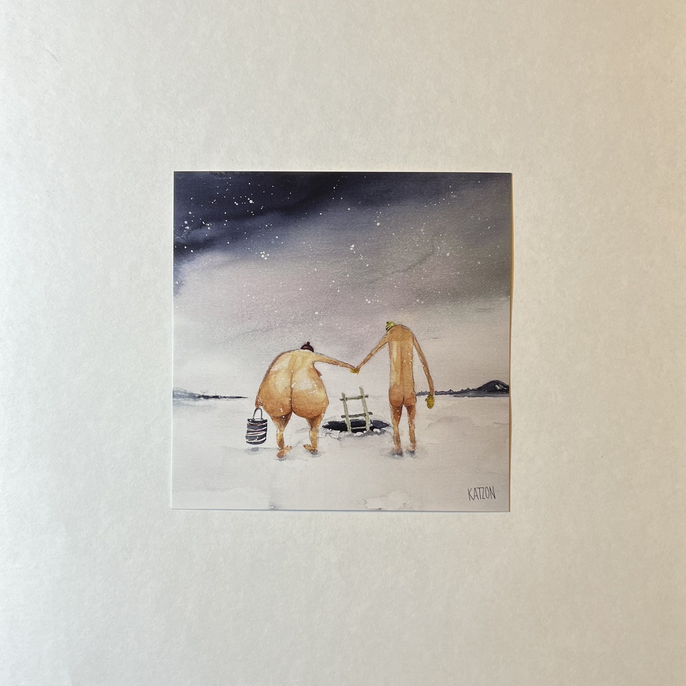 Konstkort - 15x15cm