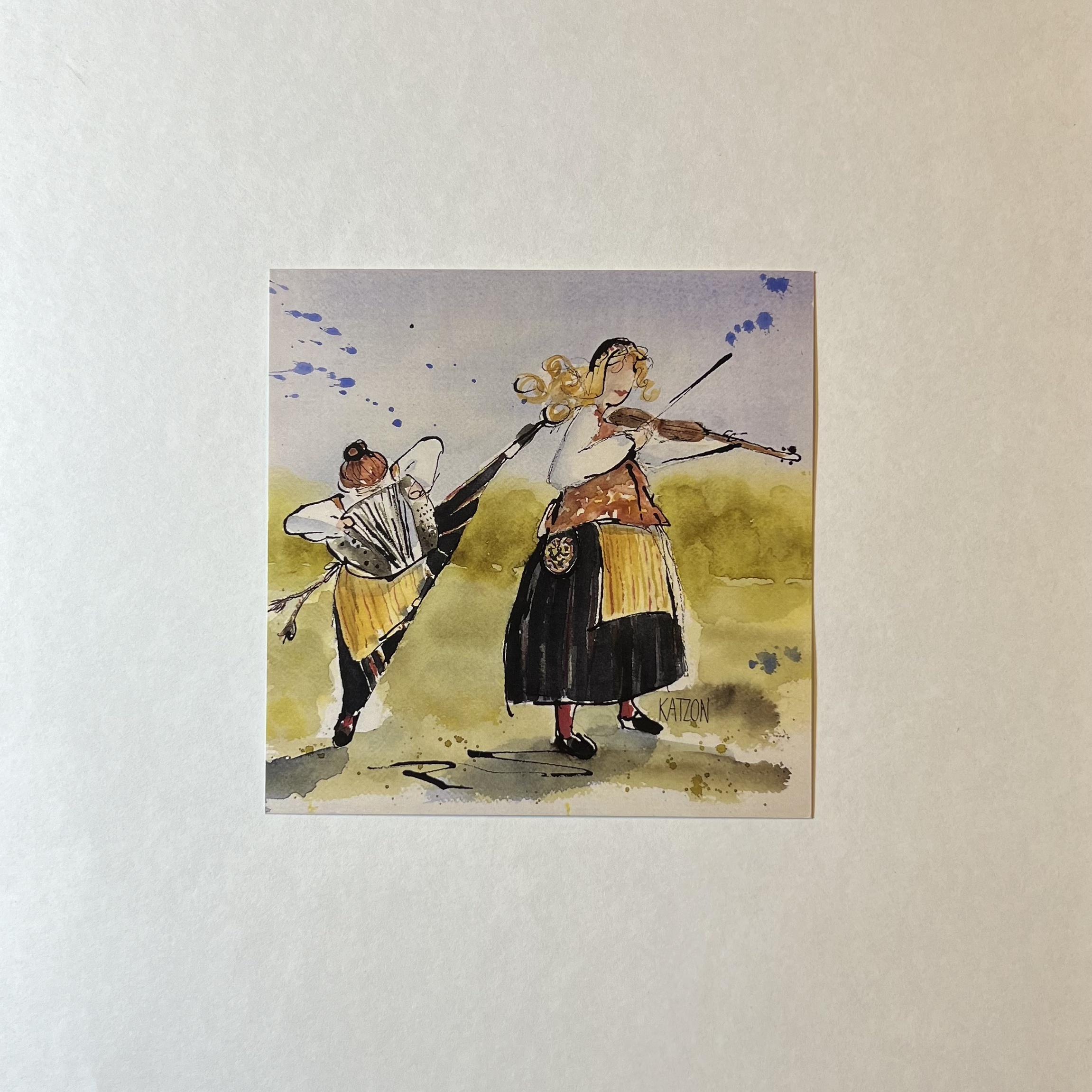 Konstkort - 15x15cm