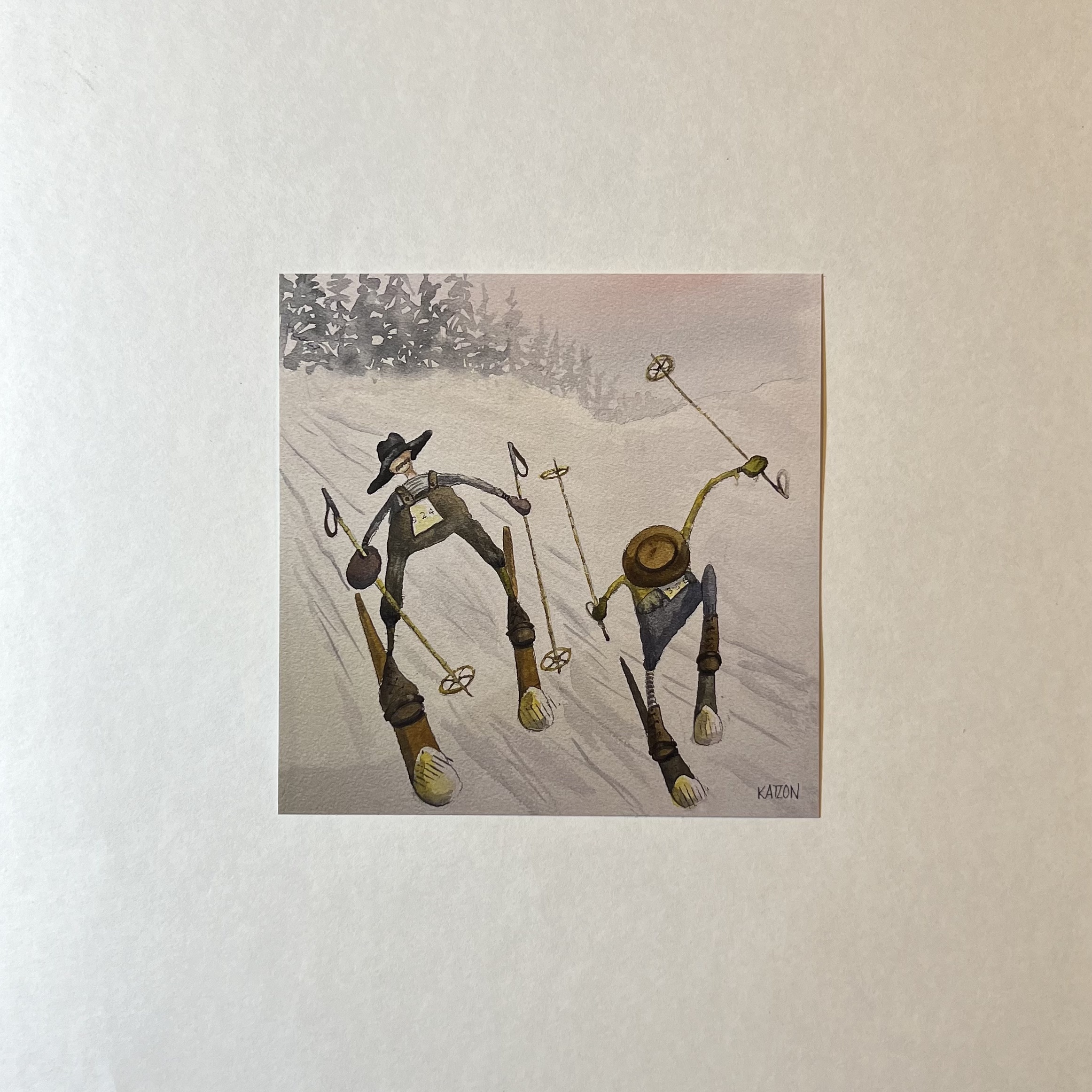 Konstkort - 15x15cm